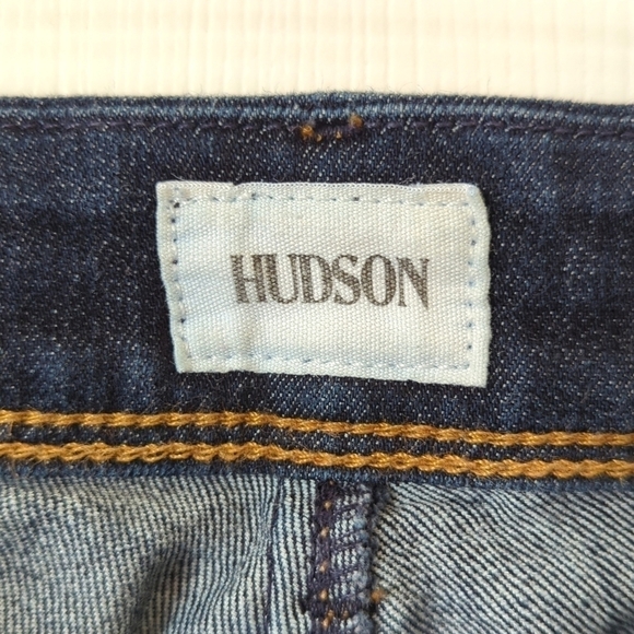 Hudson Collin Classic Low Rise Dark Wash Flap Pocket Denim Skinny Jeans 26 - Picture 8 of 16